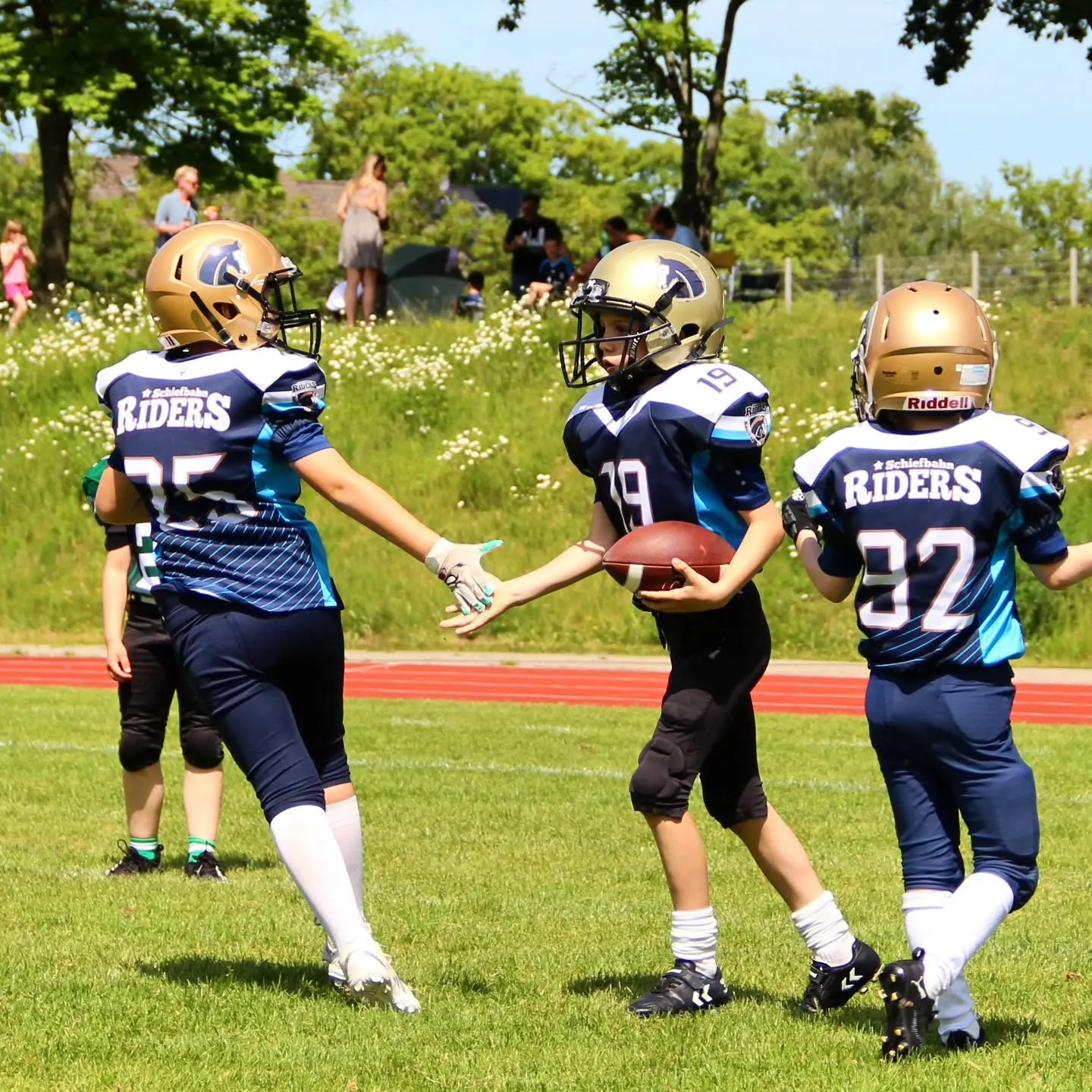Gameday-Moment Schiefbahn Riders