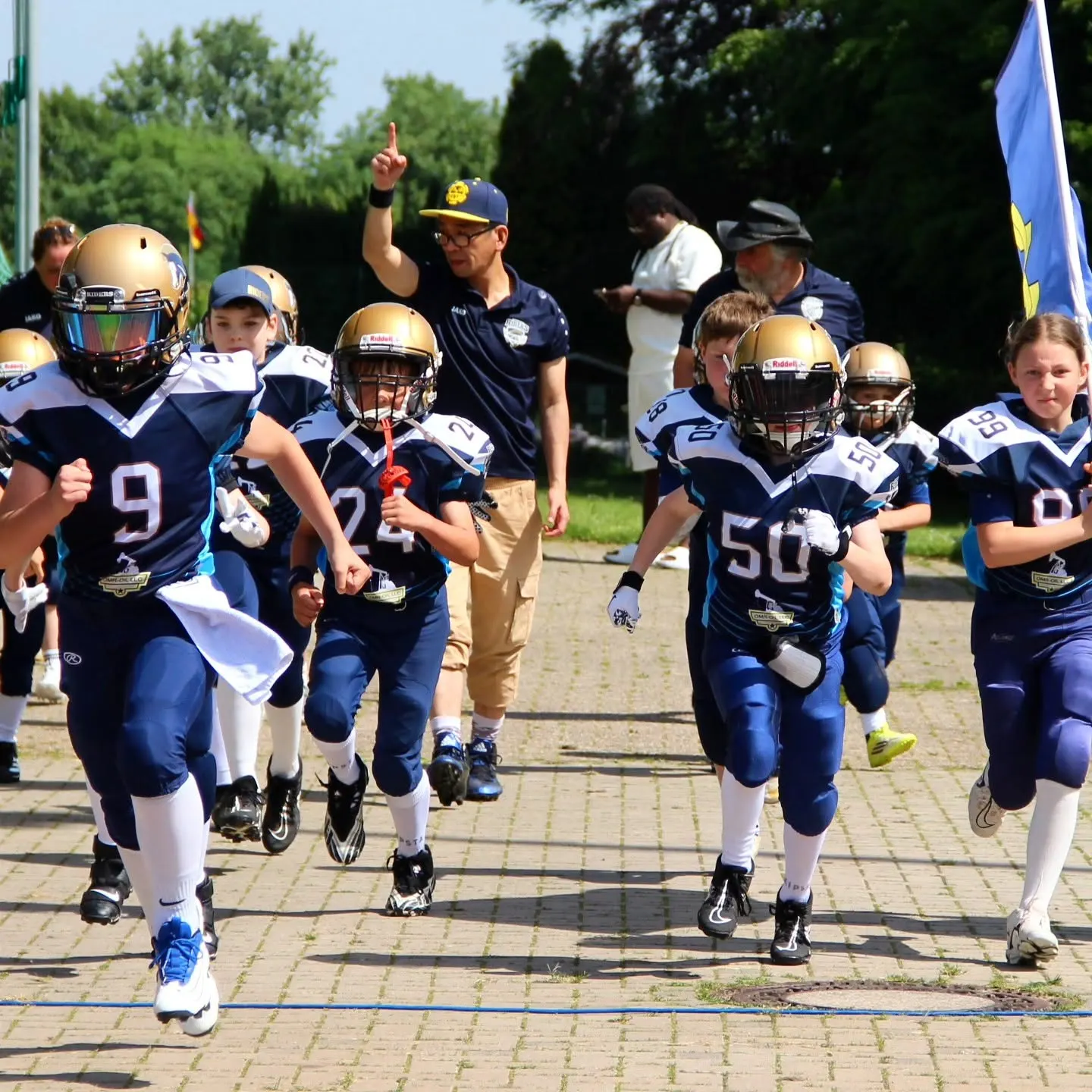 Gameday-Moment Schiefbahn Riders