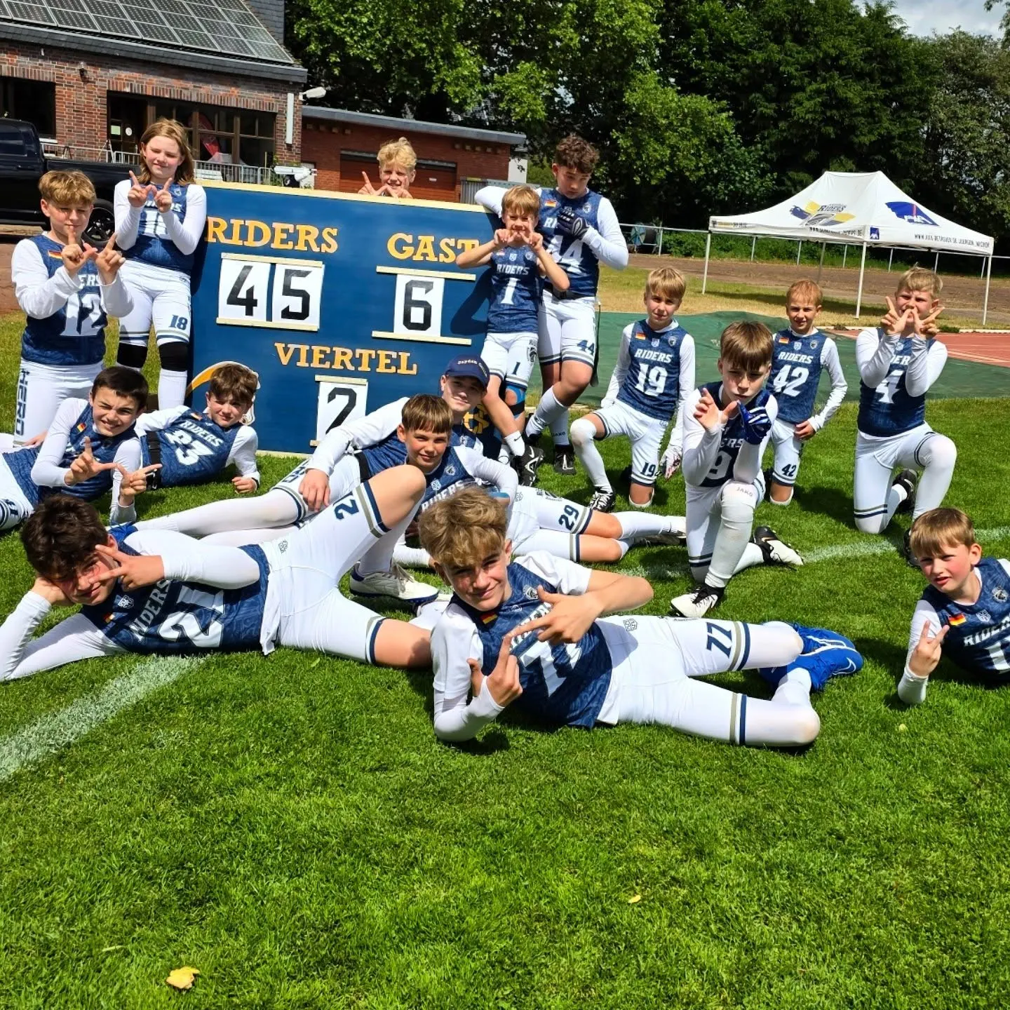 Gameday-Moment Schiefbahn Riders