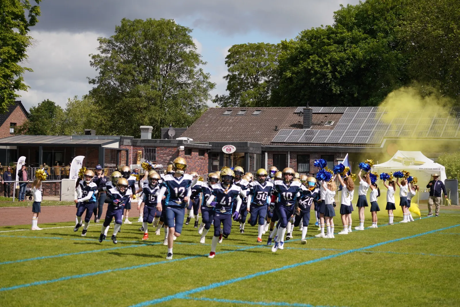 Gameday-Moment Schiefbahn Riders