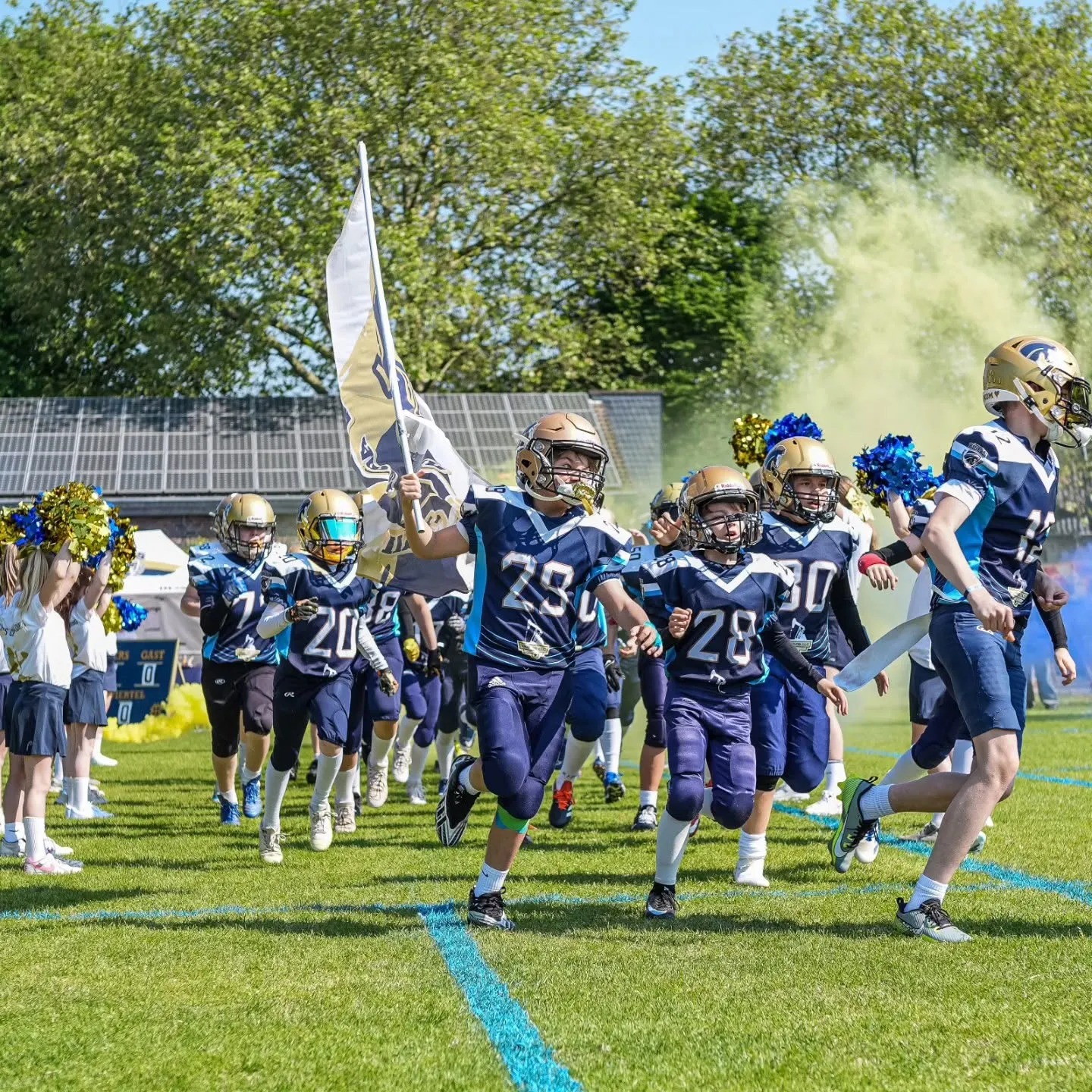 Gameday-Moment Schiefbahn Riders