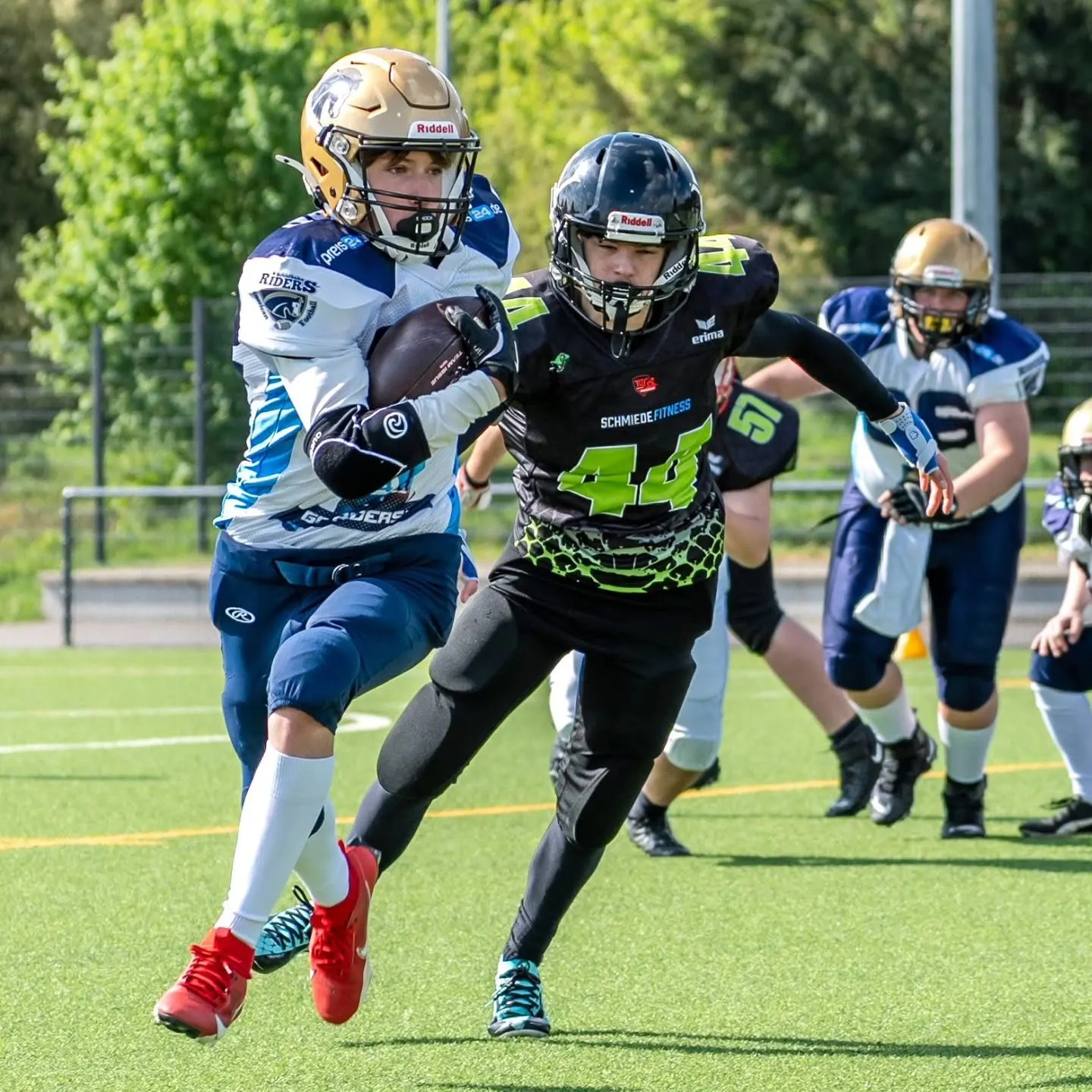 Gameday-Moment Schiefbahn Riders